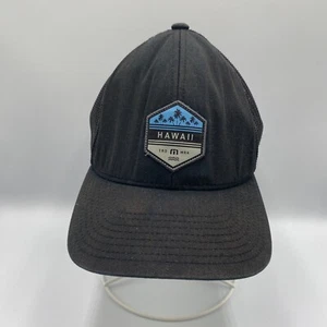 Travis Mathew Hawaii Fitted Hat Cap Size L/XL Flexfit Black - Picture 1 of 5