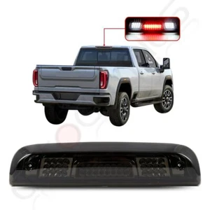 Fits 2014-2018 Chevy Silverado 1500 & GMC Sierra 1500 LED 3rd Brake Light Smoke - Picture 1 of 12