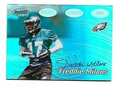 2002 BOWMAN'S BEST FREDDIE MILONS AUTOGRAPH ROOKIE EAGLES  - Image 1 of 2