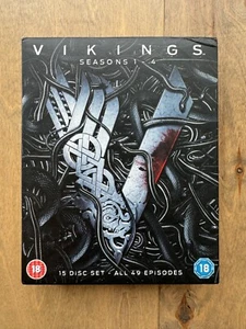 Vikings: Seasons 1-4 (15-Disc Box Set, Blu-ray, 2017) REGION B - USA SELLER - Picture 1 of 6