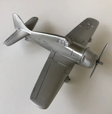 Avión Grumman F6F Hellcat - Estaño - Danbury Como Nuevo   Foto 1 de 4