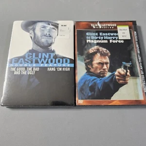 Movie Night Clint Eastwood 3 Movie 2 DVD Bundle Lot - Picture 1 of 2