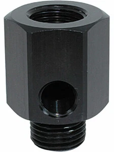 Aeroflow AF810-M12-02BLK Metric Extension With 1/8" Port M12 x 1.5 - Black - Picture 1 of 1