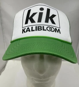 Kik Kalibloom Green Mesh Foam Rope Trucker Hat Vaping Smoke Festival New York - Picture 1 of 7