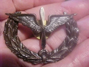 W.W.1  U.S. AERO AVIATORS PILOTS WING INSIGNIA FOR CAP HAT UNUSED NS MEYER INC. - Picture 1 of 3