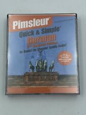 New Pimsleur Quick & Simple German 2nd Revised Edition Audio Lessons Sealed