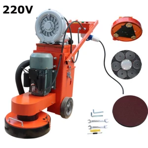 Industry Concrete Floor Grinder Diamond Grinding Head Polishing Pads 220V 5hp - Picture 1 of 24