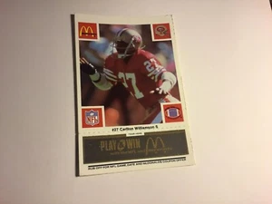 1986 McDonalds Football San Francisco 49ers C. Williamson (Black Tabs) - nr mint - Bild 1 von 3