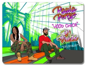 Mouse Pad - Paula Perry X Dj Diaze " Hood Chick " Tapis De Souris - Ppdd01 - Foto 1 di 2