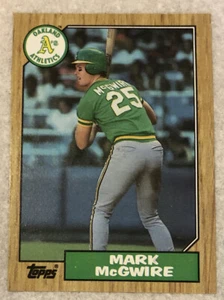 1987 Topps #366 Mark McGwire ROOKIE Oakland A's Cardinals NmMt - Picture 1 of 2