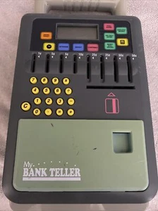 Vintage Sepia My Bank Teller Cash Register Toy - Picture 1 of 7