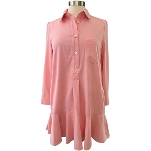 Biesenkleid Damen Medium Rosa Krepp Callahan Shirtkleid - Bild 1 von 19