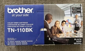 Brother TN-110BK High Yield Black Toner Cartridge Genuine New - Picture 1 of 4