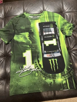 Camiseta Nascar Kurt Busch Monster Energy Para Hombre S Gráfico Sublimado Foto 1 de 4