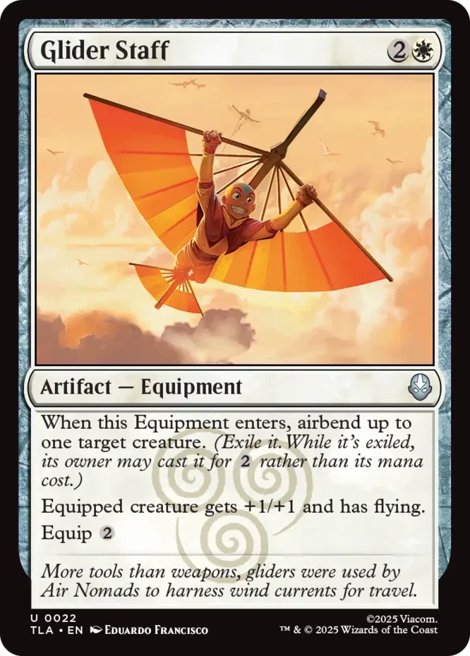 x4 Glider Staff - Foil U MTG Avatar: The Last Airbender M/NM, English - Image 1 of 1