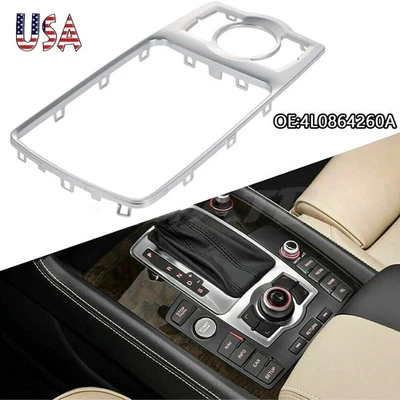 Cubierta bisel embellecedor marco consola central delantera 4L0864260A apto para Audi Q7 2007-2014 Foto 1 de 4
