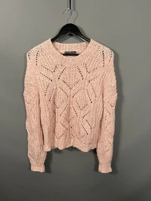 Jersey GUESS CHUNKY KNIT - Mediano - Rosa - Alpaca - Excelente Estado - Para Mujer’s Foto 1 de 4