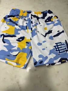 Pantalones Cortos Eric Emanuel Nuggets Azul Camuflados Talla Grande - Imagen 1 de 4