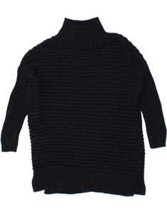 FRENCH CONNECTION Womens Turtle Neck Jumper Sweater UK 6 XS Navy Blue AR09 - Picture 1 of 3