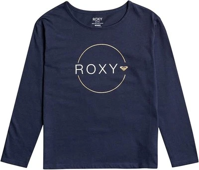 ROXY Girl Long Sleeve T-Shirt IN The Sun Blue Size 4Jahre 104 - Image 1 of 2
