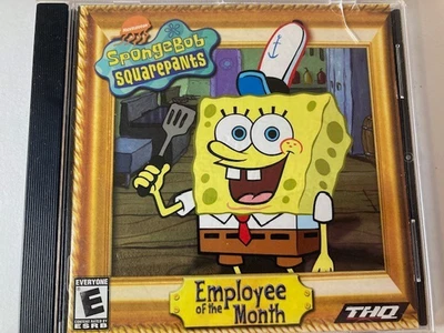SpongeBob SquarePants Employee of the Month PC CD-ROM Game THQ Nickelodeon 2002 - Image 1 of 3