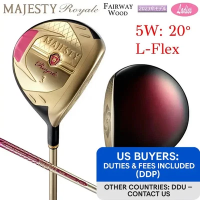 Ladies Majesty Royale 2023 5W 20° Fairway wood L-Flex TL550 w/Headcover Women - Image 1 of 4