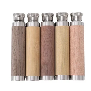 304 Stainless Steel Hip Flask 45ml Durable Rust-Resistant Portable for Travel - Picture 1 of 27