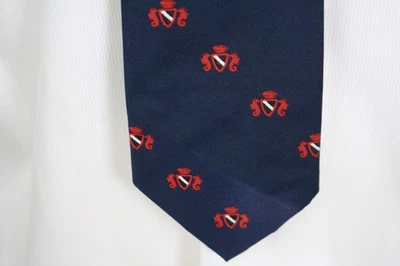 Corbata CHADWICK By Wembley Hombre Azul Marino Club Toda Seda Foto 1 de 4