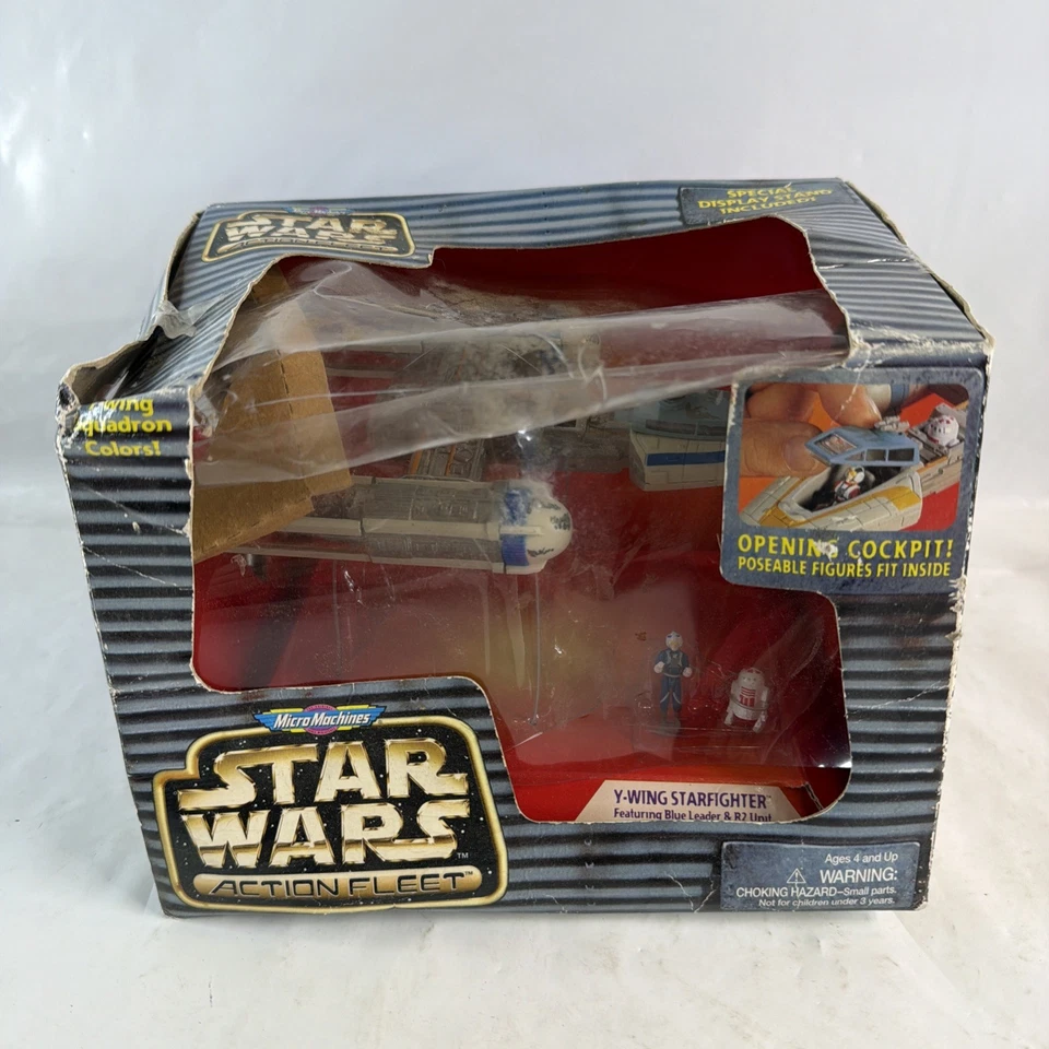 FLOTA DE ACCIÓN STAR WARS LÍDER AZUL ESCUADRÓN DE COMBATE ALA Y COLORES VARIANTE Foto 1 de 4