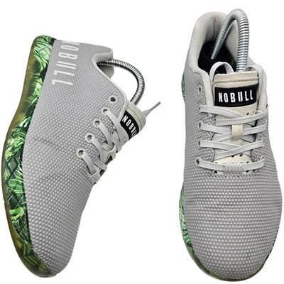 Nobull Floral Superfabric Entrenador Gris Verde Mujer 7.5 Zapatos Tenis Foto 1 de 4