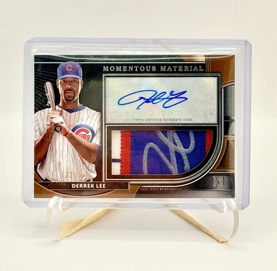 Parche Jumbo Derrek Lee 2021 Colección Museo Topps Automático/15 Foto 1 de 2