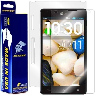 ArmorSuit MilitaryShield LG Optimus G (AT&T) Screen Protector + Full Body Skin - Image 1 of 4