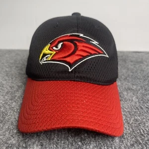 Atlanta Hawks NBA Hat Cap Strap Back Mens Reebok Basketball Black Red Logo - Picture 1 of 13