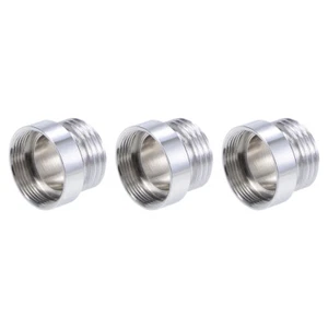 3Stk Wasserhahn Adapter G1/2 Außengewinde zu M22 Innengewinde Kupferbelüfter - Bild 1 von 4
