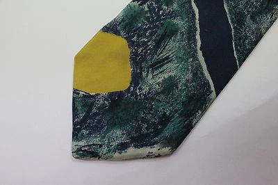 MONTANA Corbata Hombre Seda Cuello Hecho en Italia Foto 1 de 4