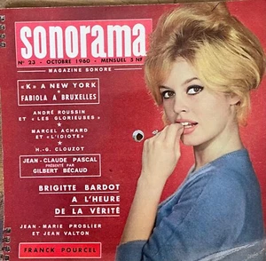 French pop Sonorama magazine no. 23 + 6 x 7" records- 10/1960-Brigitte Bardot - Picture 1 of 2