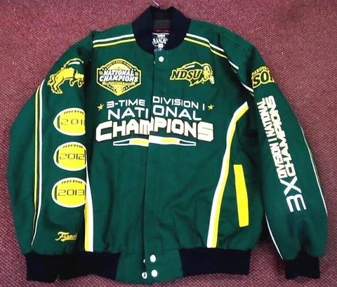 North Dakota State University Franchise Club Mens XL Bison Championship Jacket* Cover