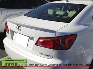 Custom Painted OE Style Look Trunk Spoiler Lip Fit Lexus IS250 IS350 IS-F Sedan - Picture 1 of 3