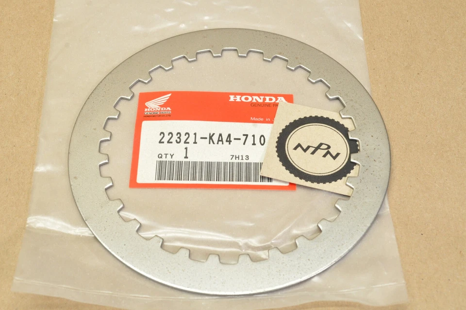 Placa de embrague B 22321-KA4-710 NUEVO DE STOCK Honda CR250 R CR480 R XL600 R XR500 R Foto 1 de 1
