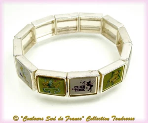 BIJOU ENFANT TRES RARE BRACELET NEUF CHARME MARQUE DISNEY FÉE CLOCHETTE P278 - Photo 1/2