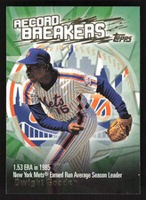 2003 Topps Record Breakers Series 2  Dwight Gooden #RB-DG New York Mets