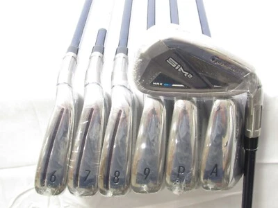 New TaylorMade SIM 2 Max Iron Set 5-AW Ventus Blue Regular Flex Graphite Shafts - Image 1 of 4