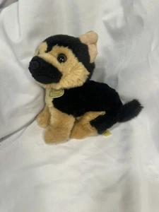 stuffed plush toy aurora dog black brown - Picture 1 of 7