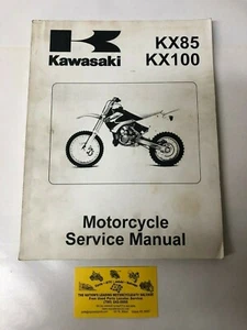Used 2001 Kawasaki KX85 & KX100 Motorcycle Service Manual OEM 99924-1265-01 - Picture 1 of 4