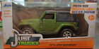Jada Die Cast Metal Just Trucks Green 2014 Jeep Wrangler Fresh Ride 24702 New