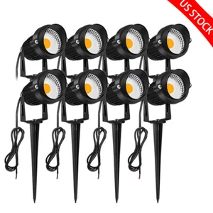 8PCS 12V LED Landscape Lights Outdoor Lawn Lamp Garden Yard Hardscape Lighting - Picture 1 of 17