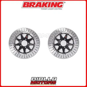 FRONT BRAKE DISC KIT BRAKING KAWASAKI ZEPHYR 750 1998 - [FLOATING] 2xSTX0 - Picture 1 of 5