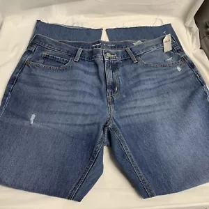 OLD NAVY WOMENS JEANS BOOTCUT LOW RISE distress - Picture 1 of 7