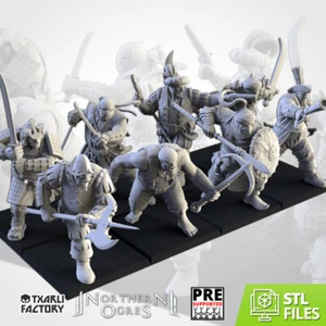 Veteranos Mercenarios - Ogros del Norte, Infantería Imperial Ninja Pirata Samurai Ogro - Imagen 1 de 28