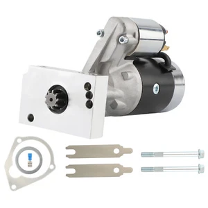 Black High Torque Starter Small & Big Block for Chevy 153 168 Tooth Compatible - Foto 1 di 12